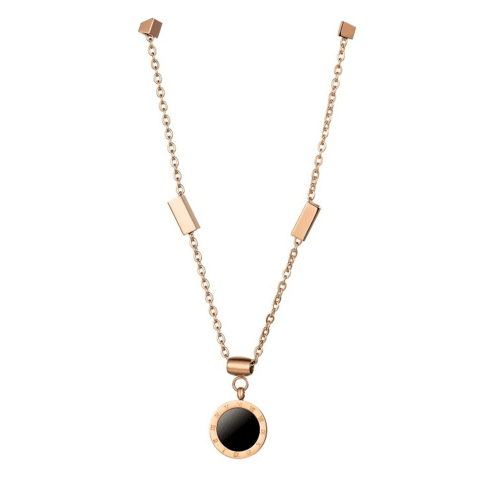 Clock Pendant Necklace Des (1) Clock Pendant Necklace