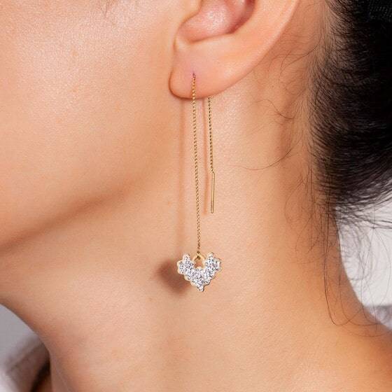 Gold Drop Earrings Des (2) Gold Drop Earrings