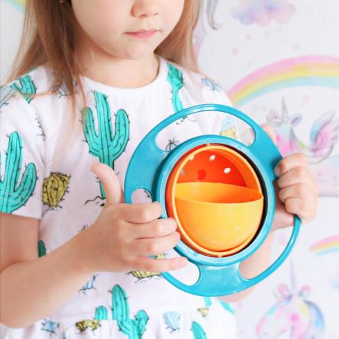 2 360-Degree Rotating Baby Bowl