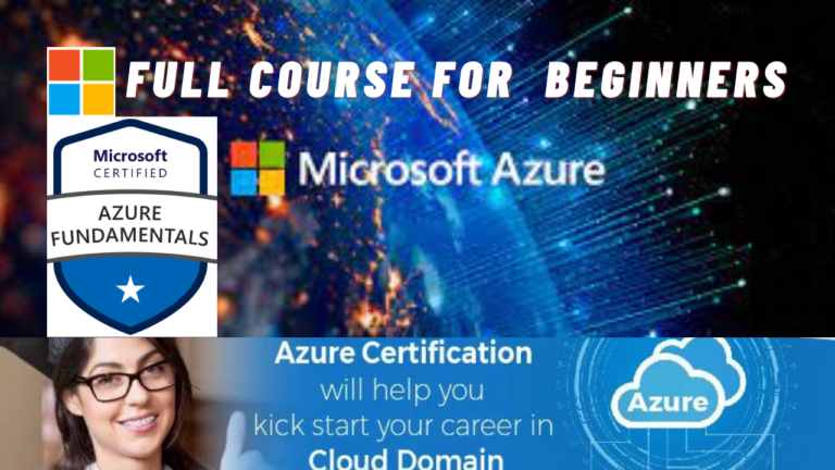 Microsoft Azur Certification complete Course | Step by Step guide for Beginners https://innovatedstore.com