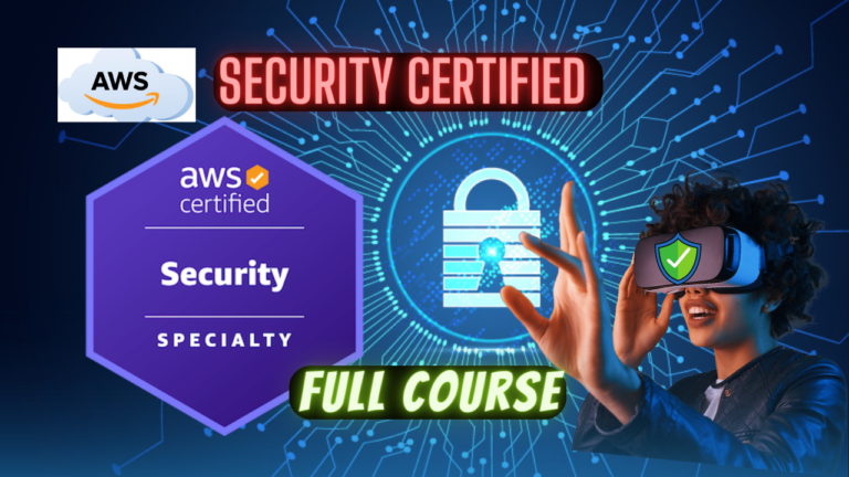 AWS Security Specialty Certification Full Course. https://innovatedstore.com