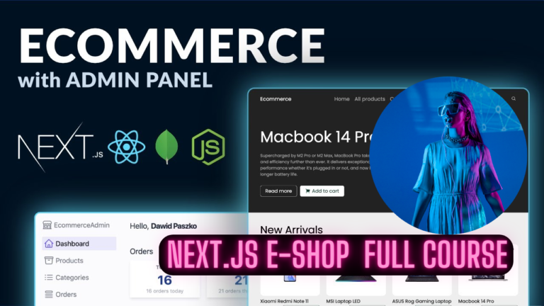 Build a Fullstack E commerce using Next js react js, mongo, tailwind, styled components https://innovatedstore.com