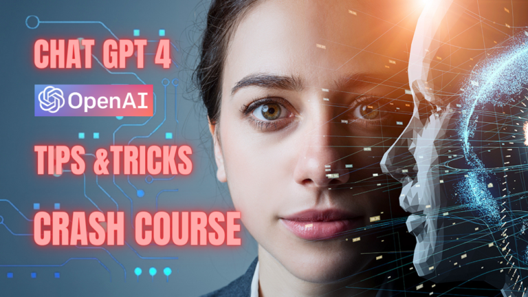Crash Course : Tips and Tricks for Maximizing Your Chat GPT 4 Intelligence to Speed Up Your Tasks https://innovatedstore.com
